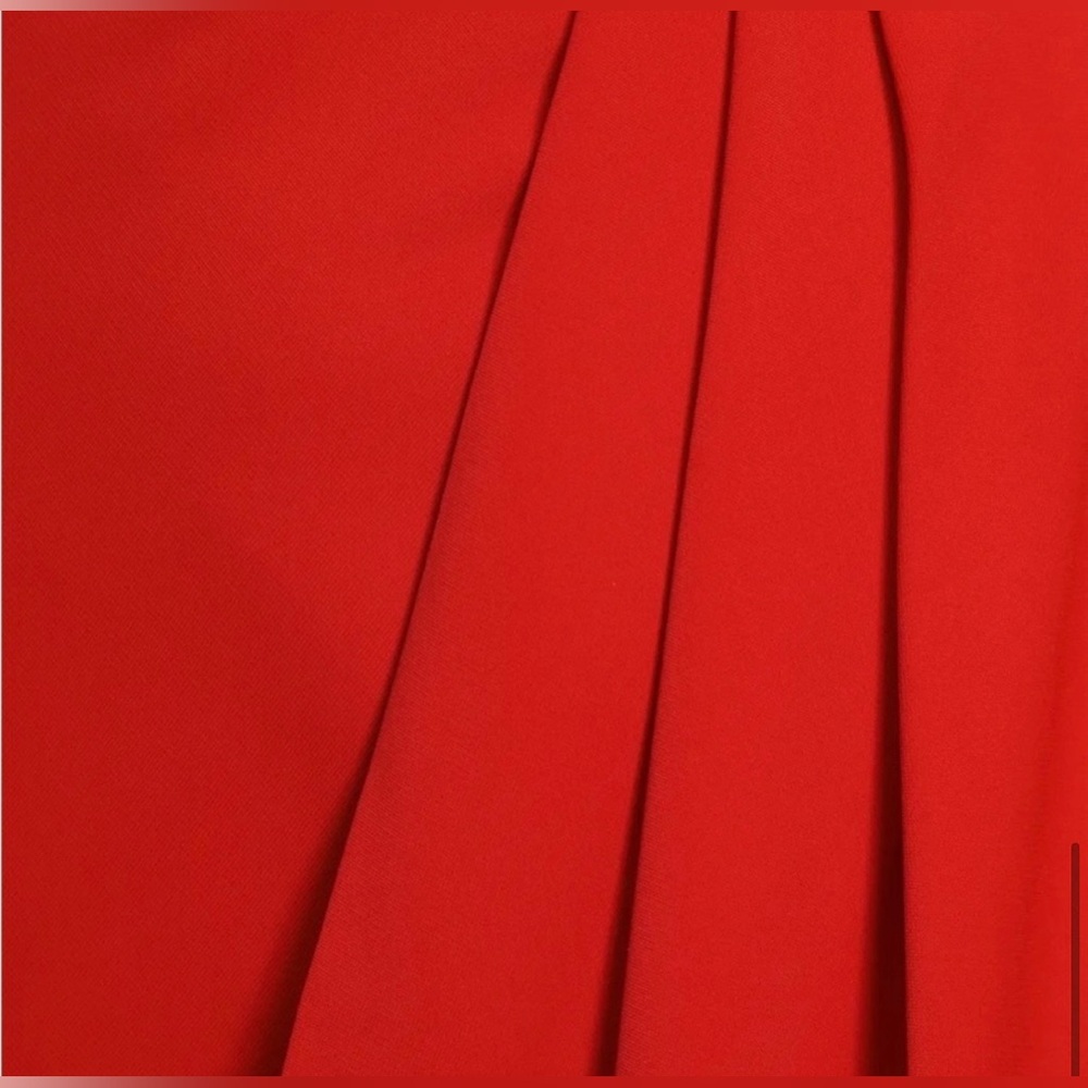NWT Lulu’s Reinette Red Tulip Dress - Picture 7 of 8